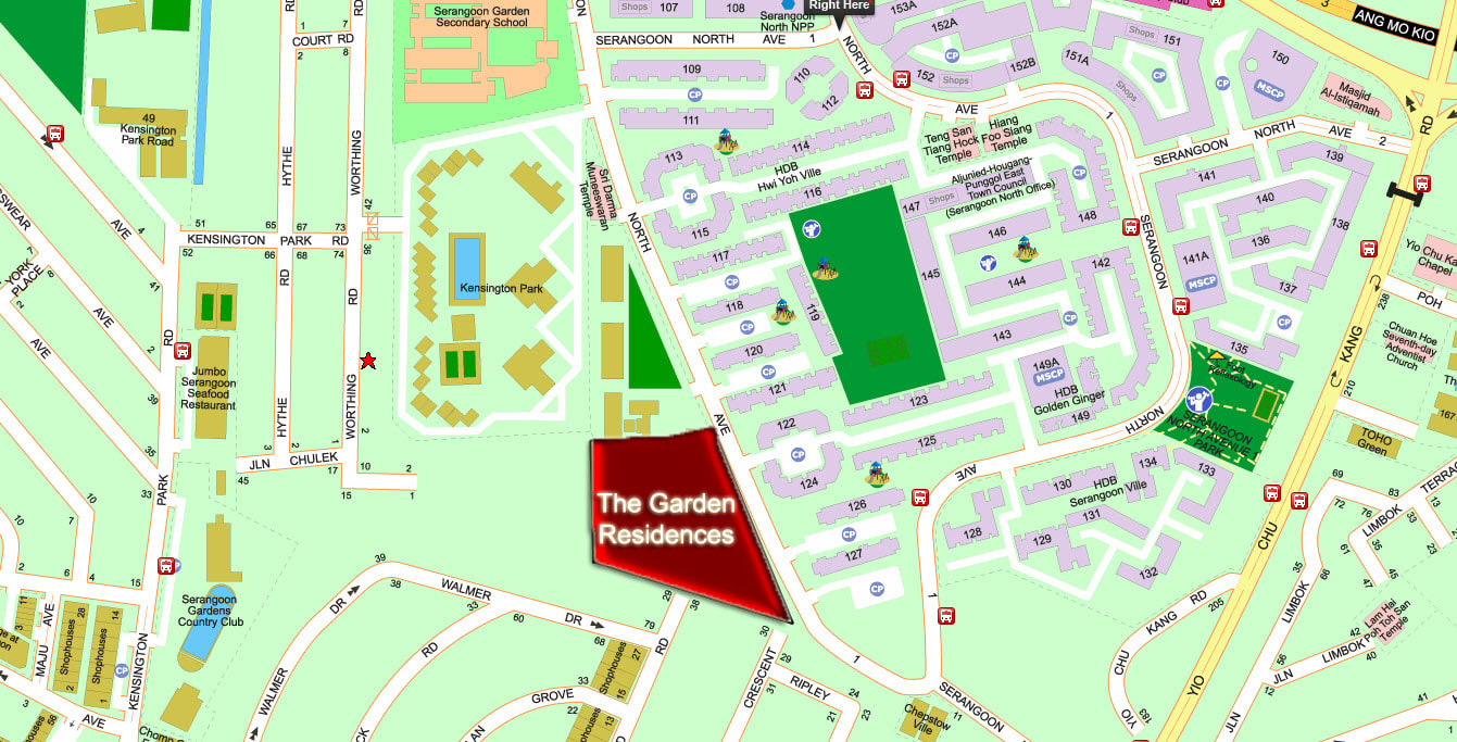 Garden Residences Location map by http://singnewhomes.com/garden-residences-showflat-location-serangoon-north/